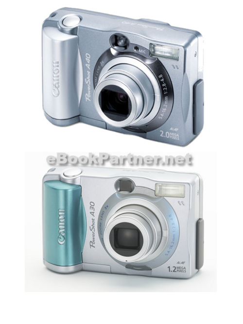 Product picture Canon PowerShot A30 A40 Digital Camera Service Repair Manual