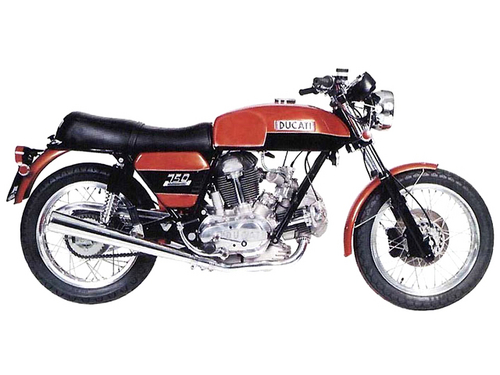 Product picture Ducati 750 GT 750 Sport Part List Catalog Manual 1974